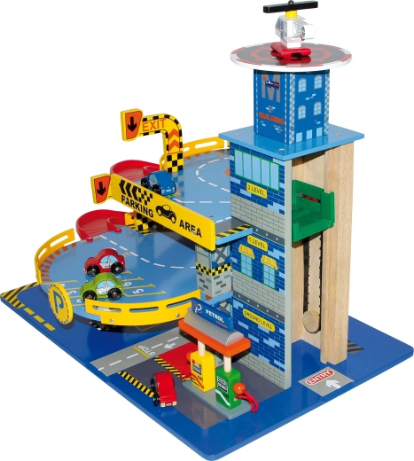 Drei Parkebenen und realistische Spielumgebung