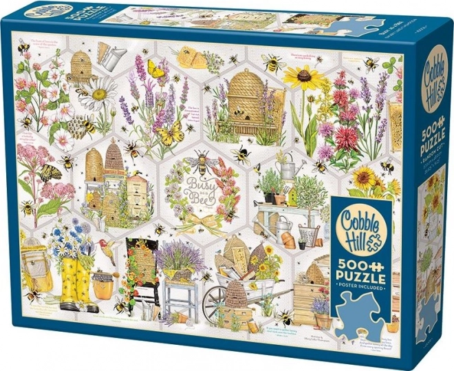 COBBLE HILL Puzzle Emsig wie eine Biene 500 Teile