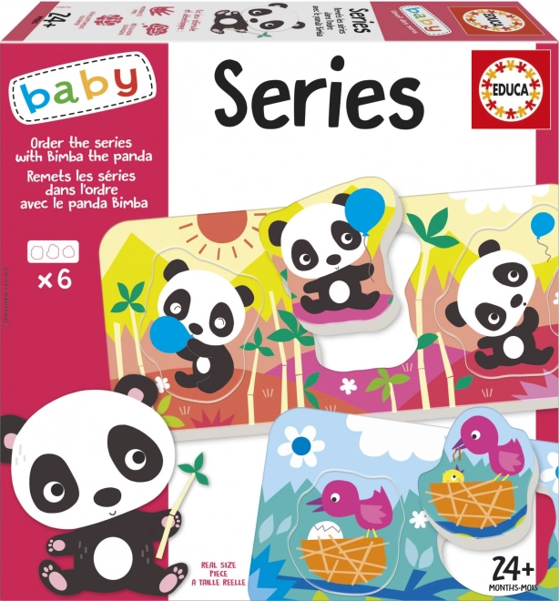 Educa Baby Puzzle Panda und Freunde