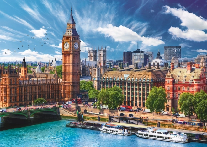 Puzzle Sonniger Tag in London 500 Teile