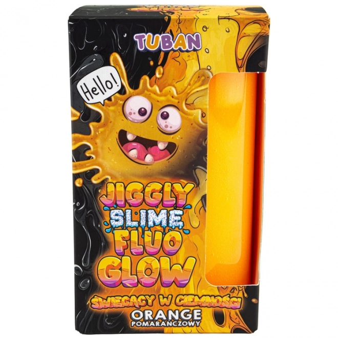 Leuchtender Schleim JIGGLY Fluo Glow Orange 430g
