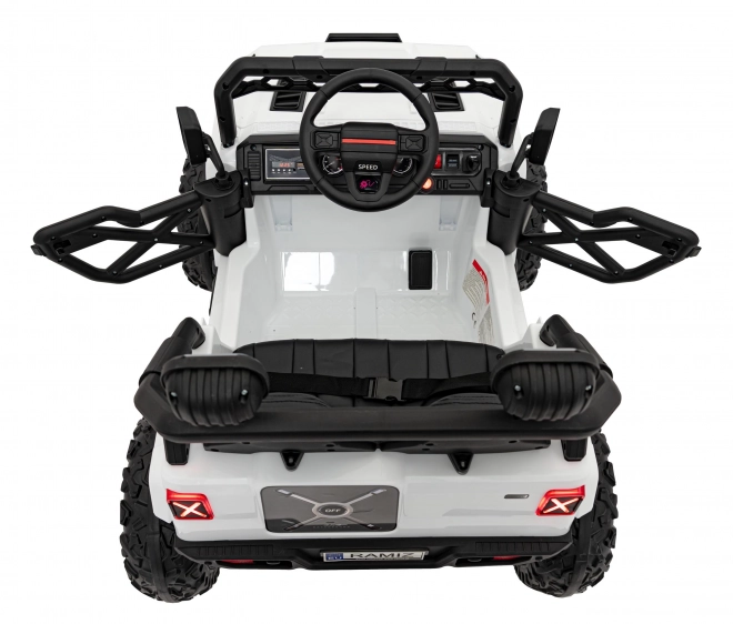 Elektrischer Kinder-Geländewagen Speed weiß