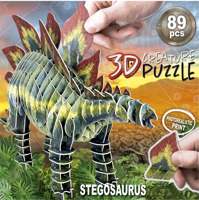 3D Dinosaurier Puzzle Stegosaurus