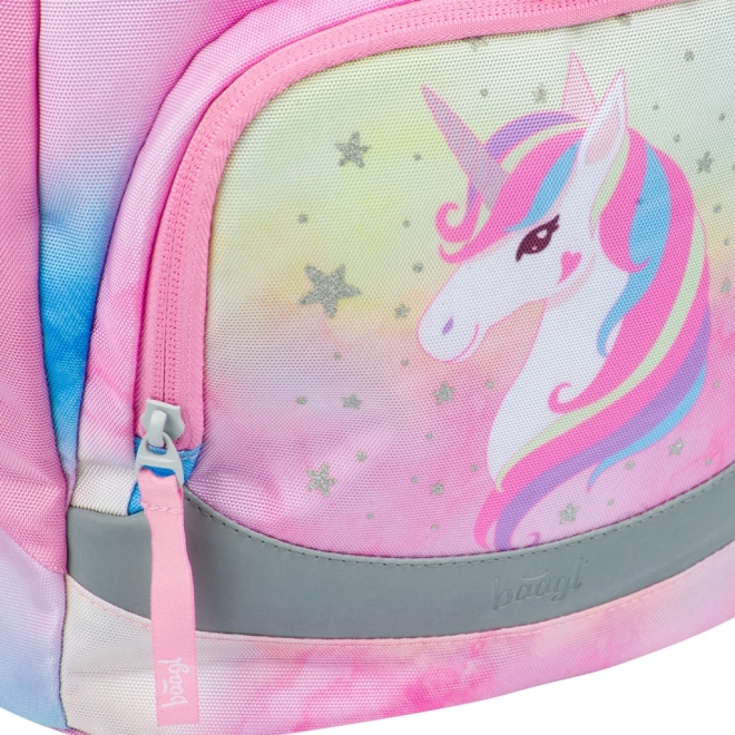 Schulrucksack Airy Regenbogen Einhorn