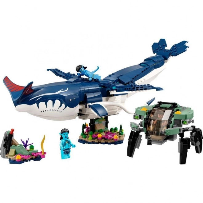 Tulkun Figur und Krebspanzerbauset von LEGO Avatar