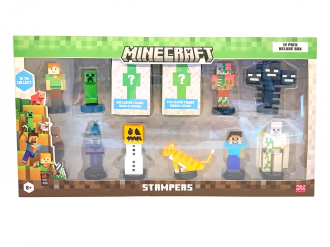 Minecraft Stempelset Deluxe 12er Pack