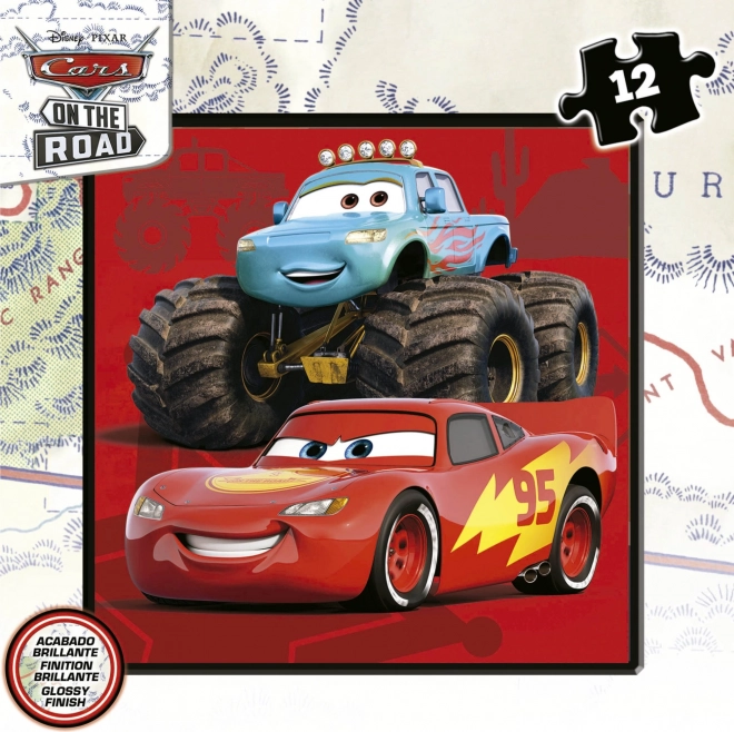 Puzzle im Koffer CARS 4 in 1