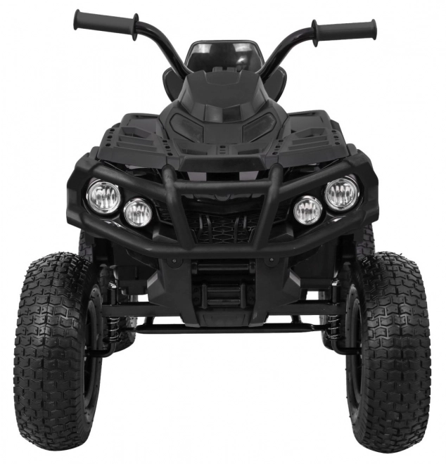 Kinder-Quad ATV Air Batterie Quad Schwarz + aufblasbare Räder + Radio MP3 + langsamer Start