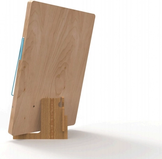 Robuste Ausführung aus Holz mit Ständer