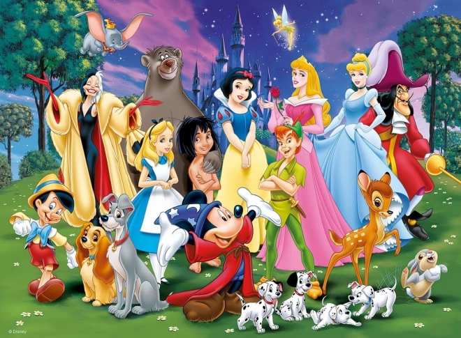 Ravensburger Puzzle Disney Märchenfiguren XXL 200 Teile
