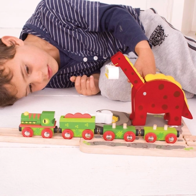 Magnetischer Dinosaurier-Kran mit beweglichem Hals