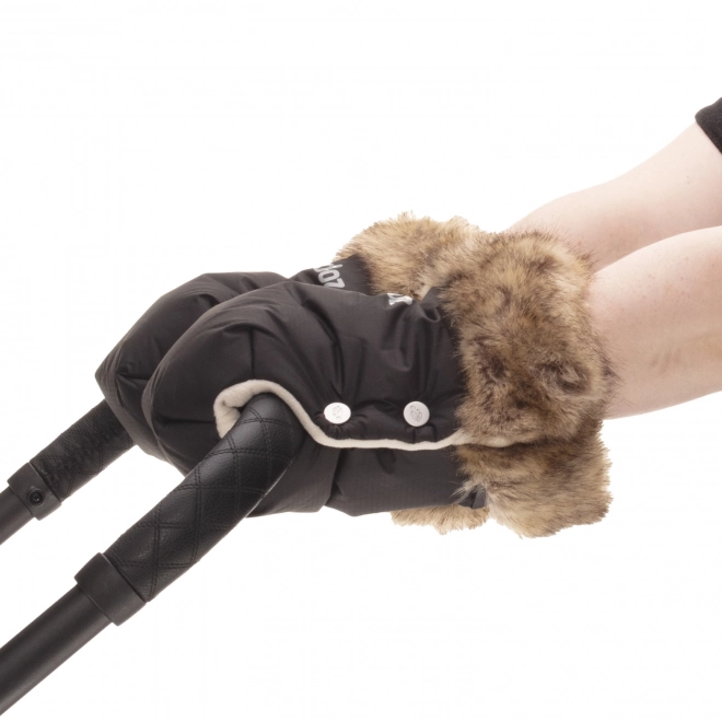 Winterhandschuhe Fluffy Altrosa