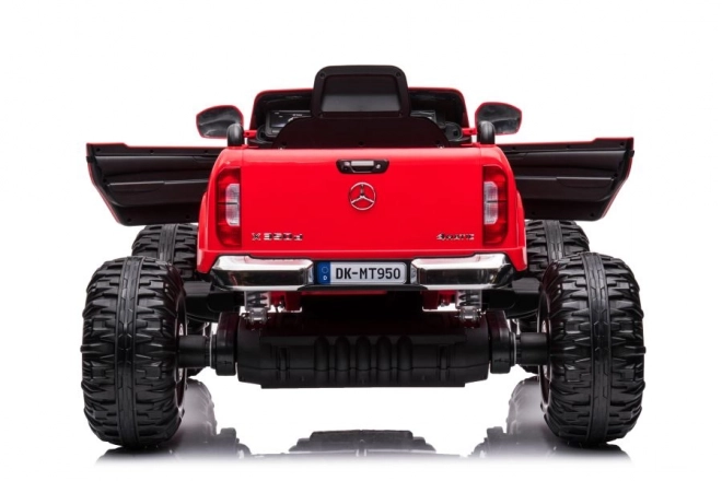 Mercedes Kinderfahrzeug Elektroauto 4x4 Rot