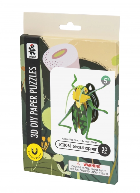 Papierpuzzle Cricket