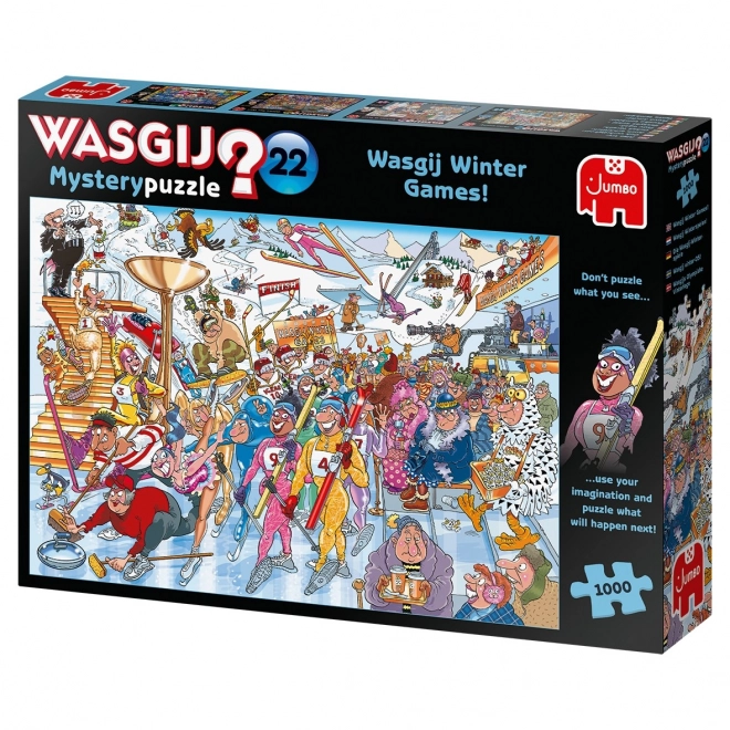 WASGIJ Mystery 22: Winterspiele Puzzle 1000 Teile