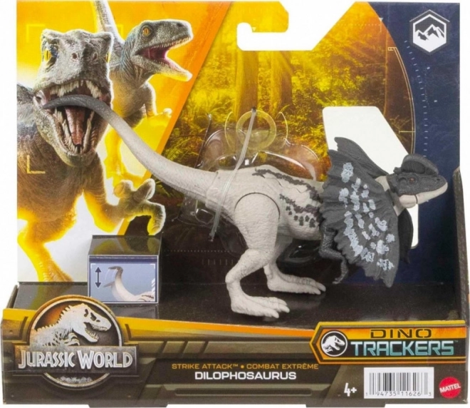 Jurassic World Gefahrlicher Dinosaurier Dilophosaurus Figur