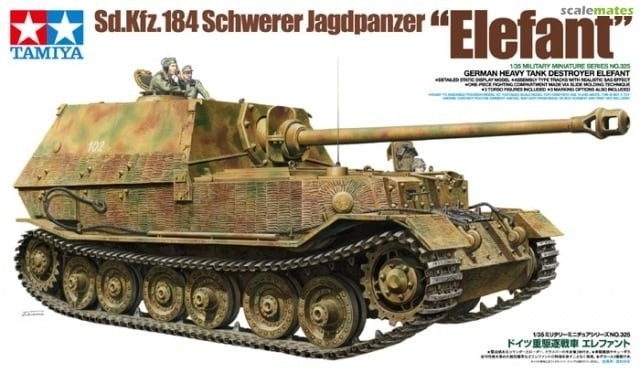 Deutscher Schwerer Jagdpanzer Elefant Modellbausatz