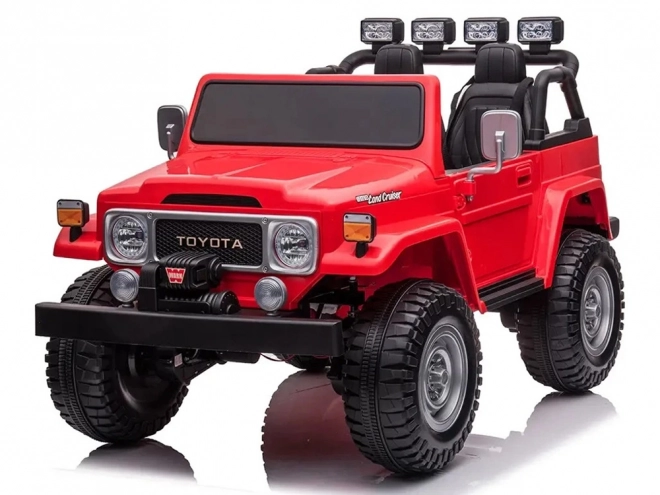 Elektrisches Kinderauto Toyota Land Cruiser – Rot