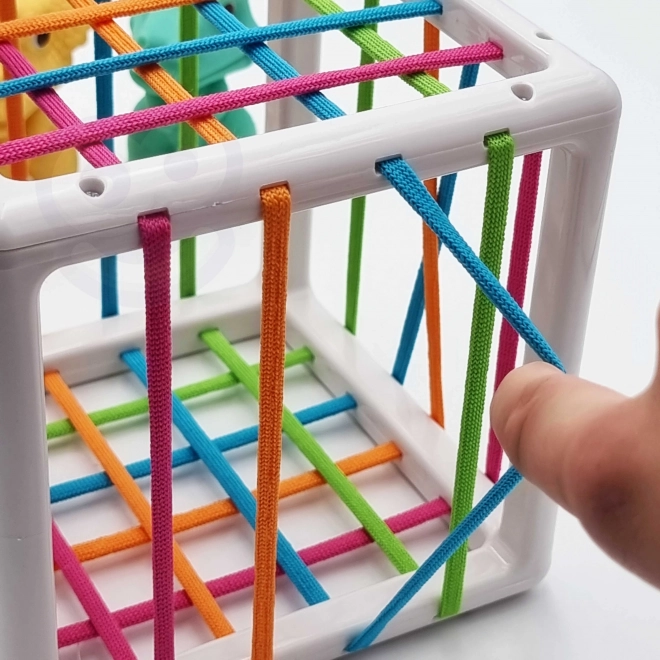 Elastischer Sensorik-Würfel mit Dinosauriern für Kinder