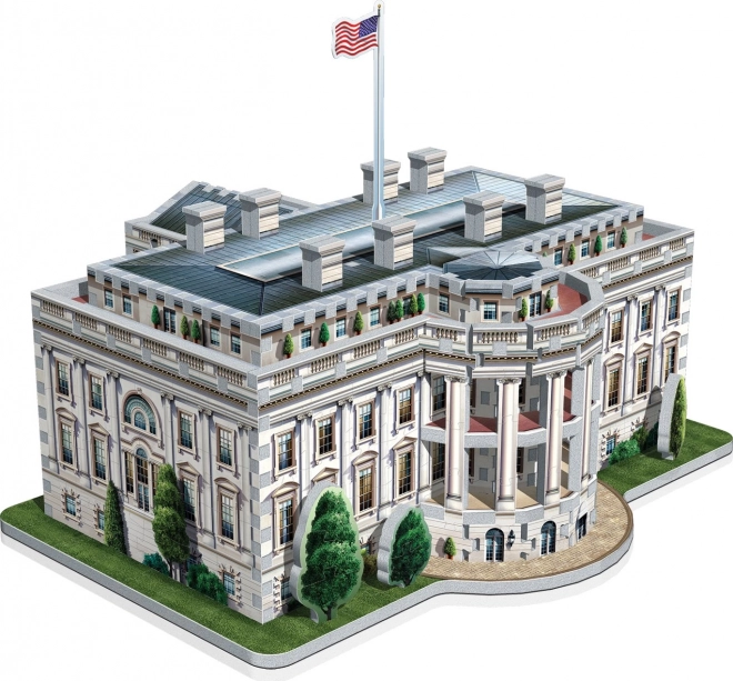 3D-Puzzle Weißes Haus von Wrebbit