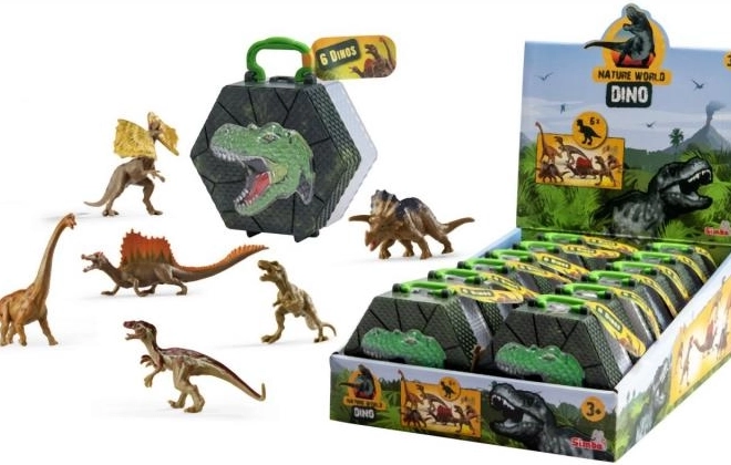 Dinosaurierfiguren 8-9 cm, Set 6 Stk