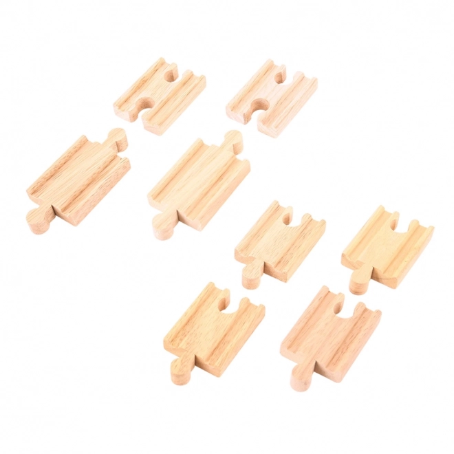 Bigjigs Rail Kleine Schienen 7 cm 8 Stück