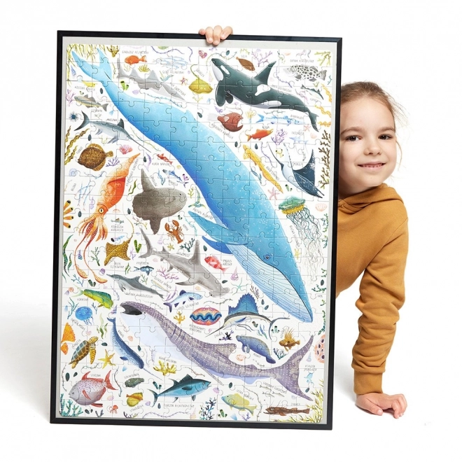 Puzzle Unterwasserwelt - Fische und Meereslebewesen 200 Teile