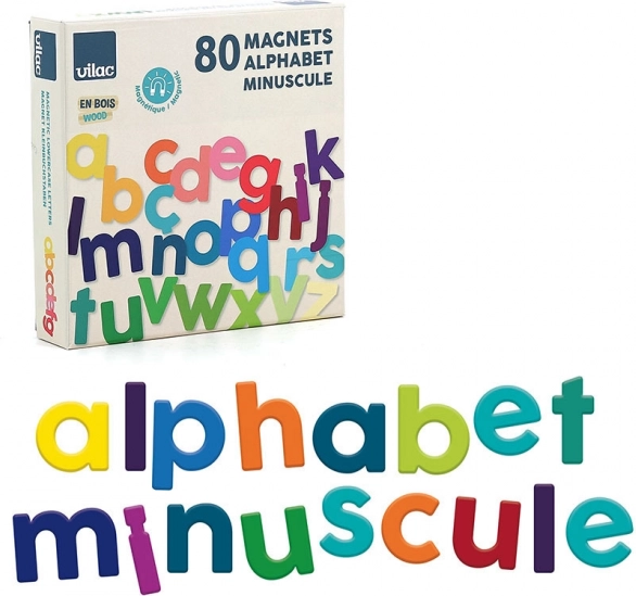 Vilac Holz Magnetisches Alphabet Kleine Buchstaben