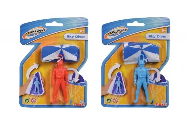 Fallschirmspringer Figur mit Fallschirm