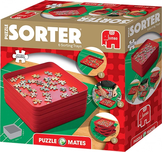 Jumbo Puzzle Mates Puzzleteile Sortierer