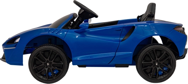 Elektrisches Kinderauto McLaren Artura 4x4 mit Fernbedienung und LED – Blau