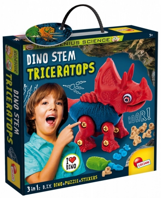 Konstruktionsset Triceratops - I'm A Genius Dino Steam