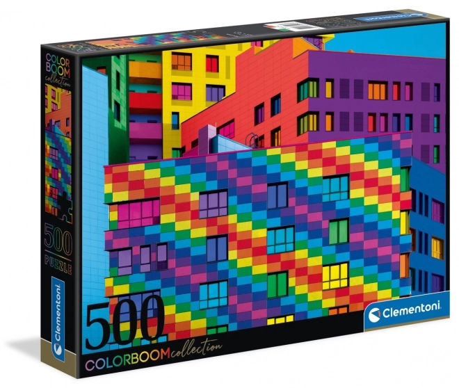 Clementoni Puzzle 500 Teile Color Boom Quadrate