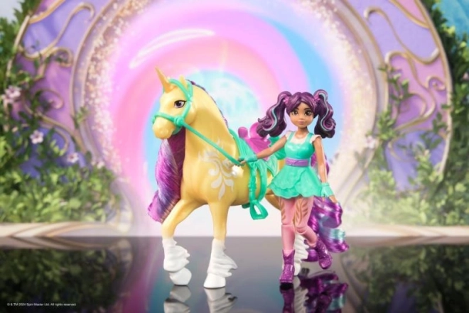 Unicorn Academy Spielfigur Set Ava und Blatt