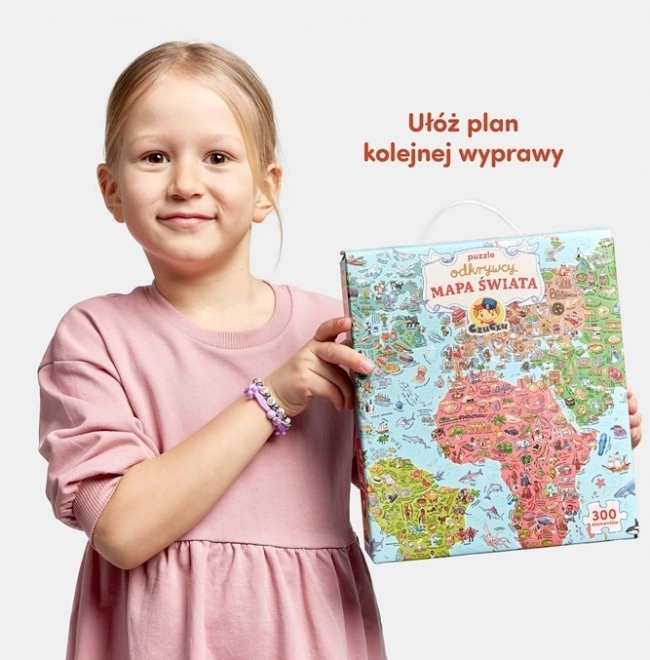 Entdecker-Puzzle - Weltkarte