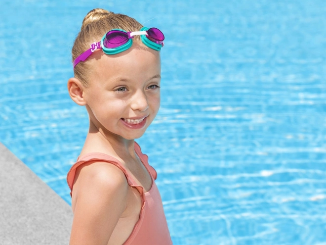 Bestway Hydro Swim Lil' Lightning Schwimmbrille für Kinder 3+ – rosa