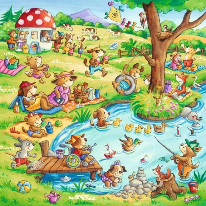 Ravensburger Puzzle Ferien auf dem Land