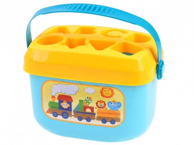 Eimer Buchstabenbausteine Sortier-Set