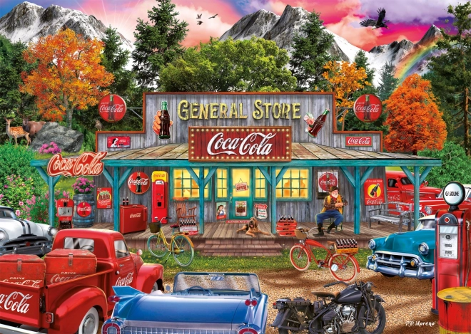 Puzzle „Laden mit COCA-COLA“ 1000 Teile SCHMIDT