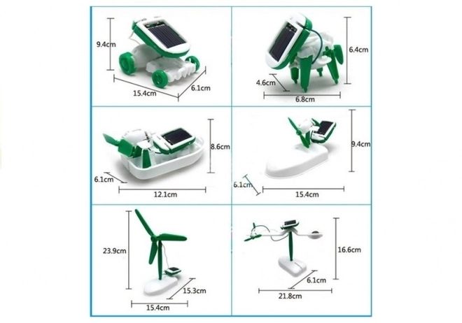 Kreatives Solar Roboter Bausatz 6 in 1