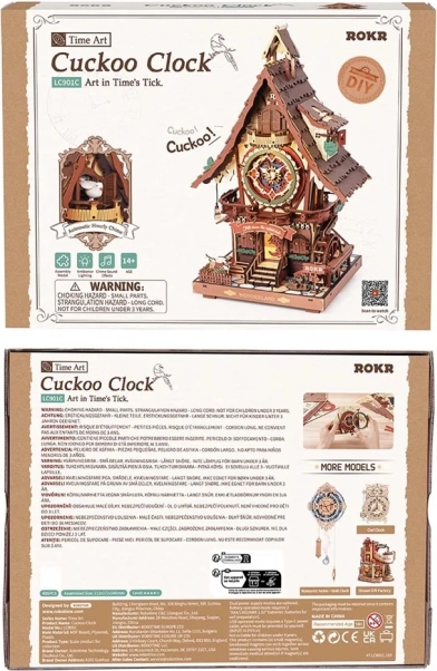 3D Mechanisches Puzzle Kuckucksuhr