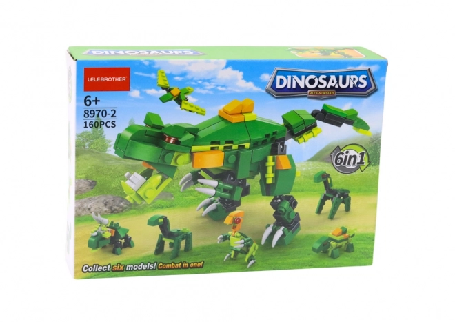 Konstruktionsspielzeug Dinosaurier 6-in-1 DIY Set