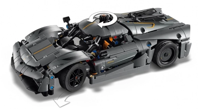 Koenigsegg Jesko Absolut Grauer Supersportwagen LEGO Technic