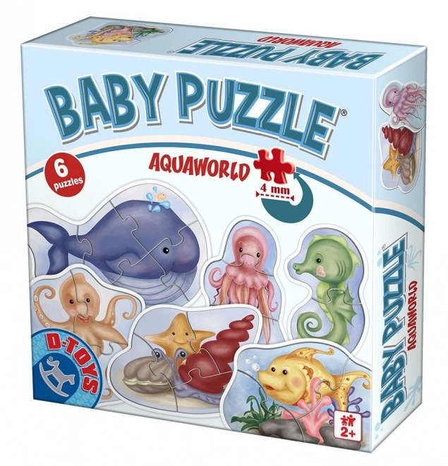 Baby-Puzzle Unterwasserwelt 6-in-1