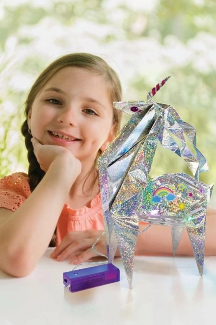 4M Leuchtendes Origami-Einhorn