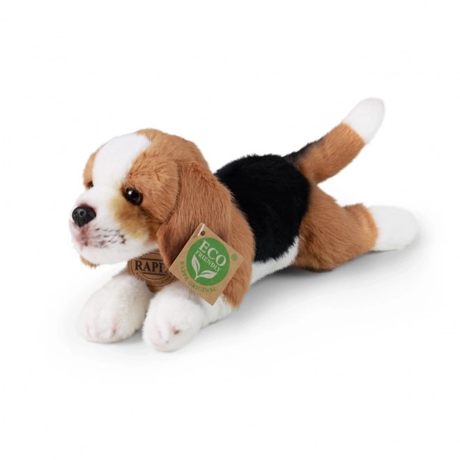 Kuscheltier Beagle liegend 20 cm umweltfreundlich