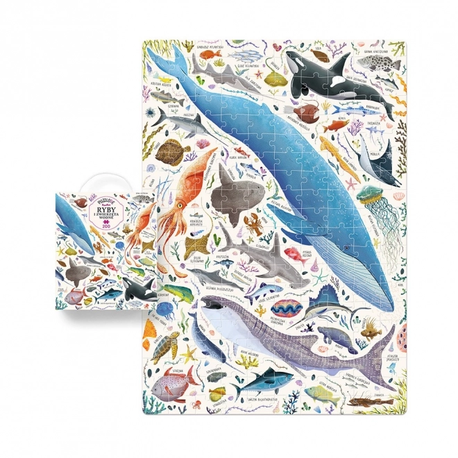 Puzzle Unterwasserwelt - Fische und Meereslebewesen 200 Teile