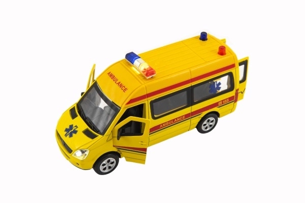 Auto Ambulanz Kov/Plast 15cm