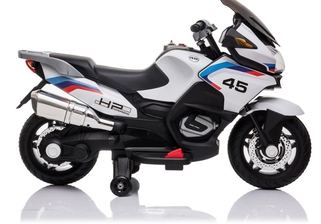 Kinderakku-Motorrad XMX609 weiß
