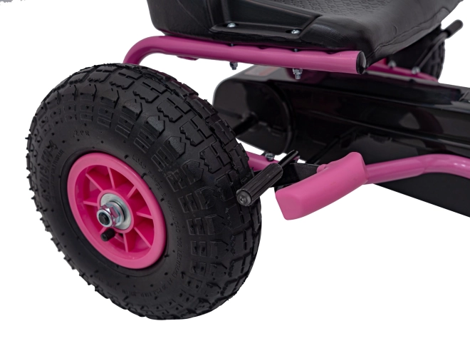 Gokart mit Pedale Air PerHour für Kinder Rot – rosa